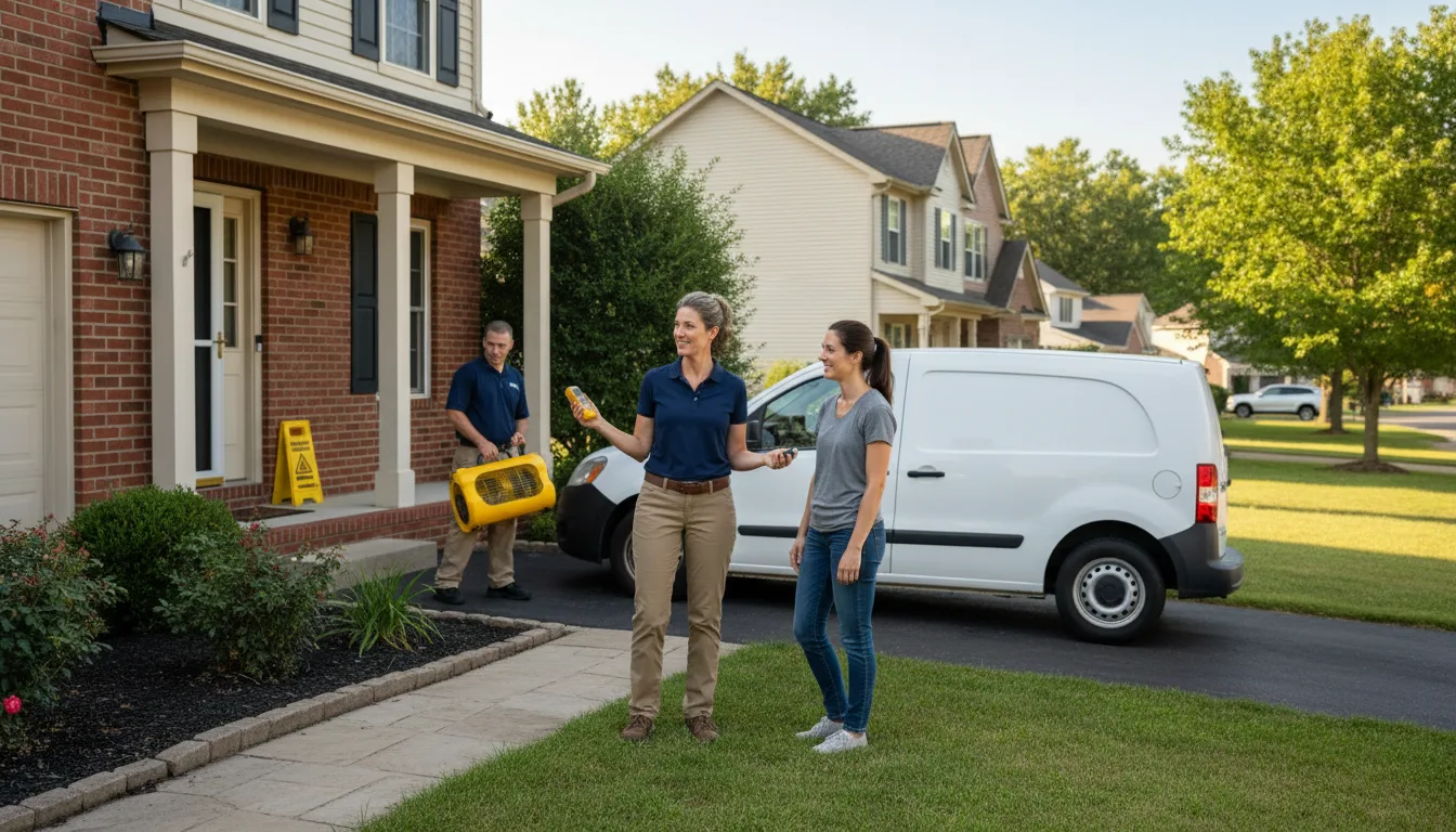 Water restoration image for Dehumidification And Cleanup Services in Huron, SD